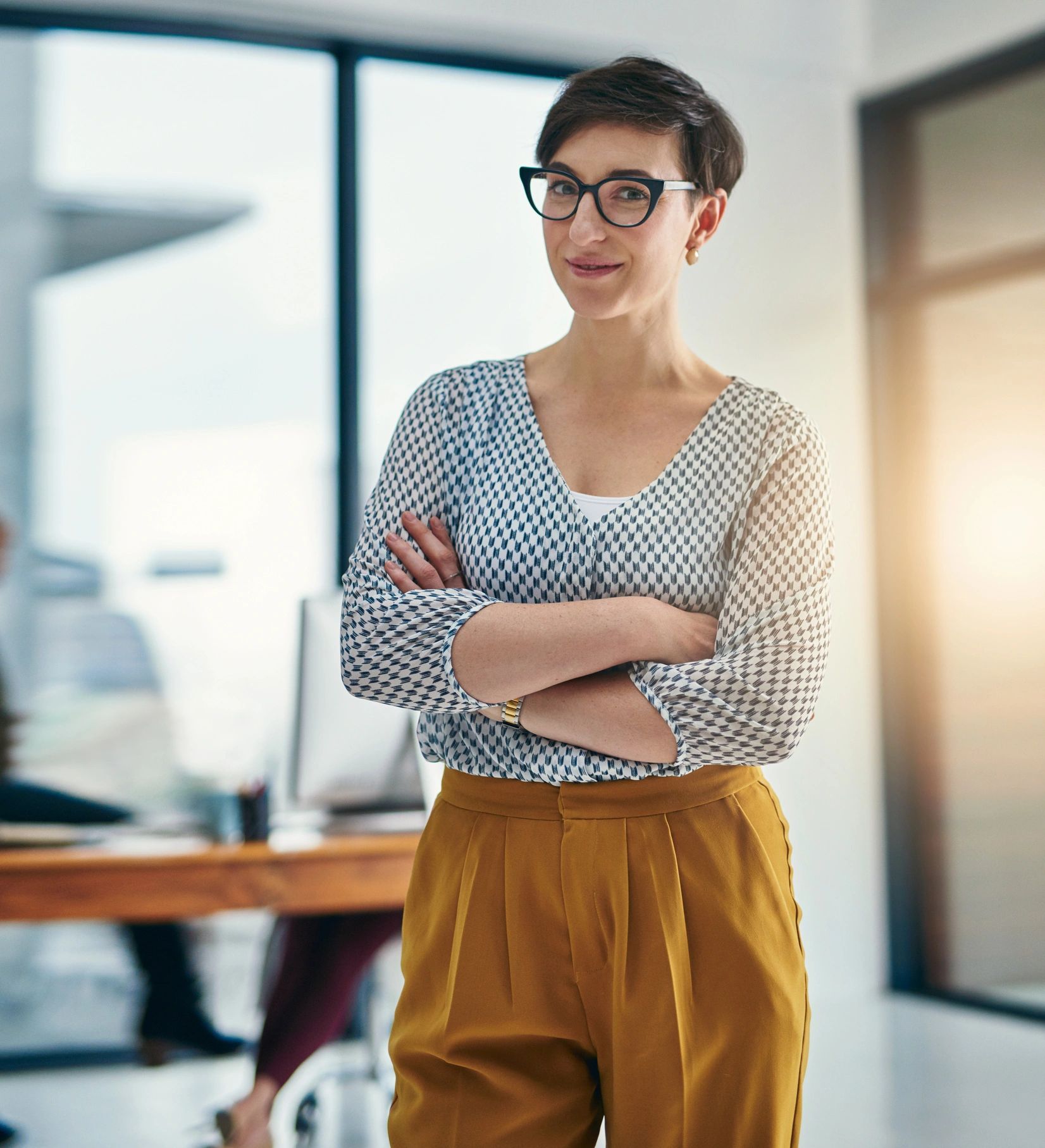 Professional portrait used as a testimonial placeholder